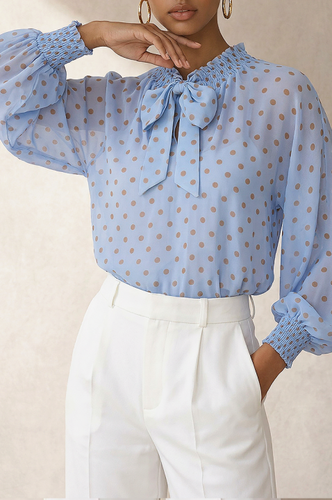 ARLEKINA női blúz, Szín: világoskék, IVET.HU - A te online butikod.