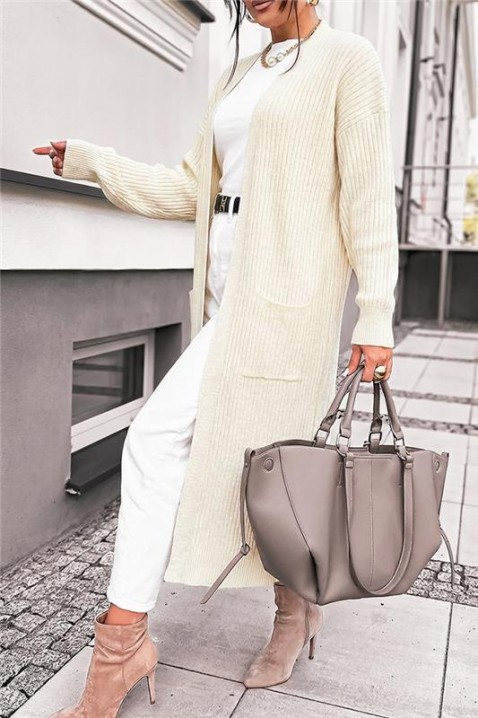 MADELZA kardigán, Szín: ekrü, IVET.HU - A te online butikod.