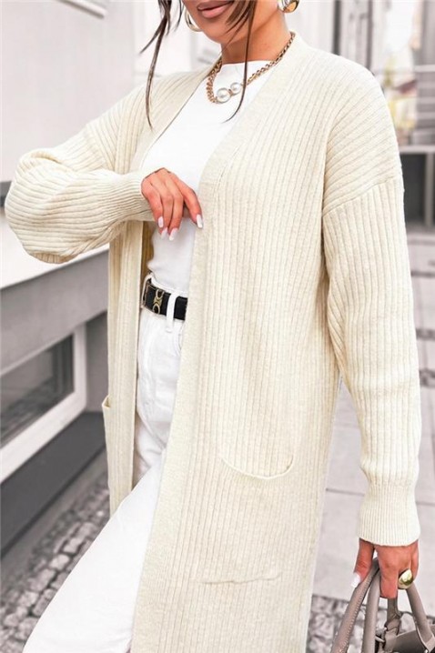 MADELZA kardigán, Szín: ekrü, IVET.HU - A te online butikod.