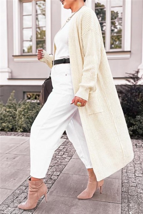 MADELZA kardigán, Szín: ekrü, IVET.HU - A te online butikod.