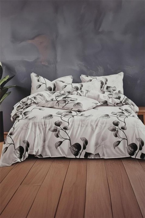 MULENZA ágyneműgarnitúra 200x220 cm pamut - 4 darabos, Szín: fehér, IVET.HU - A te online butikod.