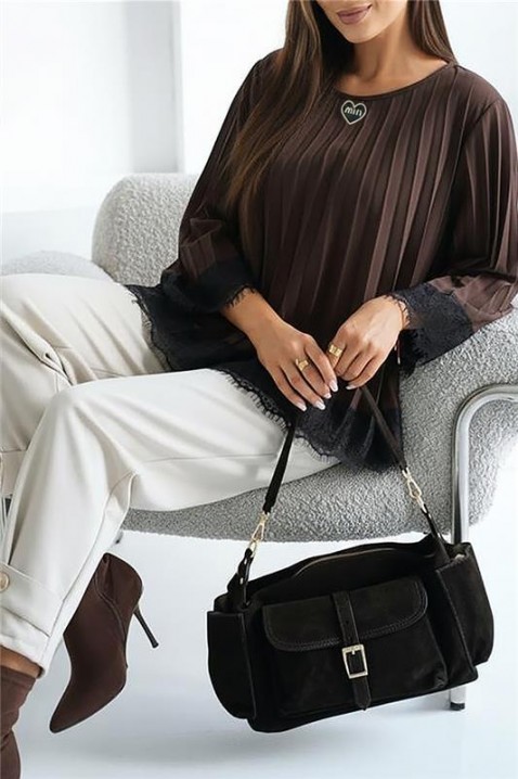 VLANDENA BROWN női blúz, Szín: barna, IVET.HU - A te online butikod.