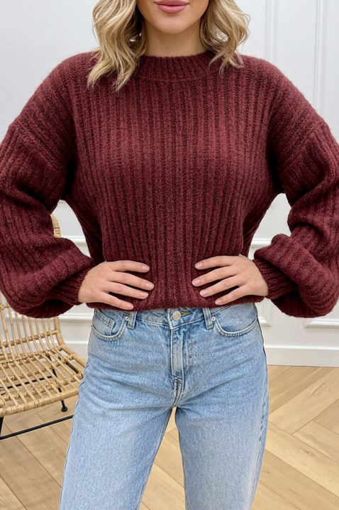 DROVELDA BORDO pulóver, Szín: bordó, IVET.HU - A te online butikod.