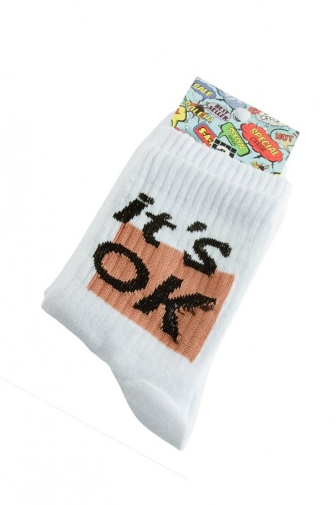 ELEXIA zokni, Szín: fehér, IVET.HU - A te online butikod.