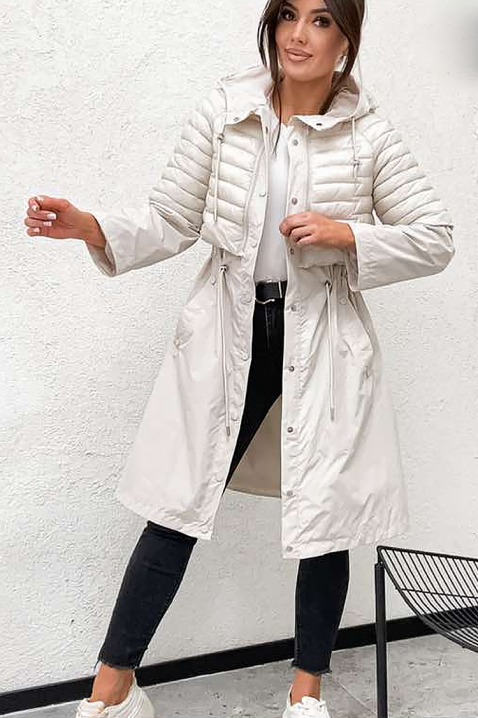 EMEFIDA WHITE kabát, Szín: fehér, IVET.HU - A te online butikod.