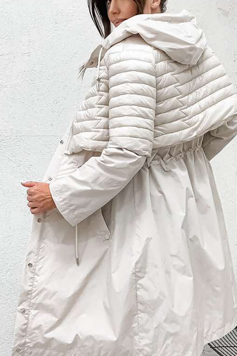 EMEFIDA WHITE kabát, Szín: fehér, IVET.HU - A te online butikod.