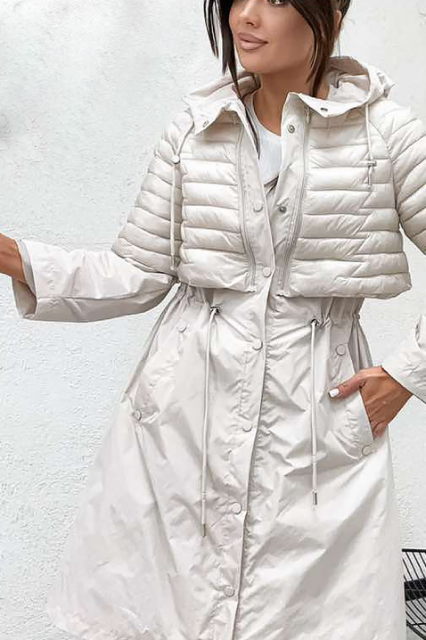 EMEFIDA WHITE kabát, Szín: fehér, IVET.HU - A te online butikod.