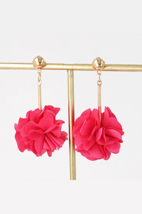 KARALONZA FUCHSIA fülbevaló, Szín: fukszia, IVET.HU - A te online butikod.