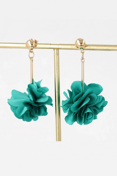 KARALONZA GREEN fülbevaló, Szín: zöld, IVET.HU - A te online butikod.