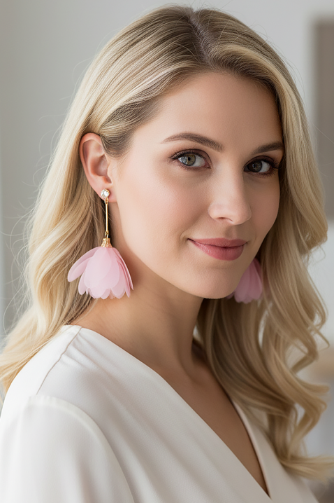 ORABELZA fülbevaló, Szín: púderrózsaszín, IVET.HU - A te online butikod.