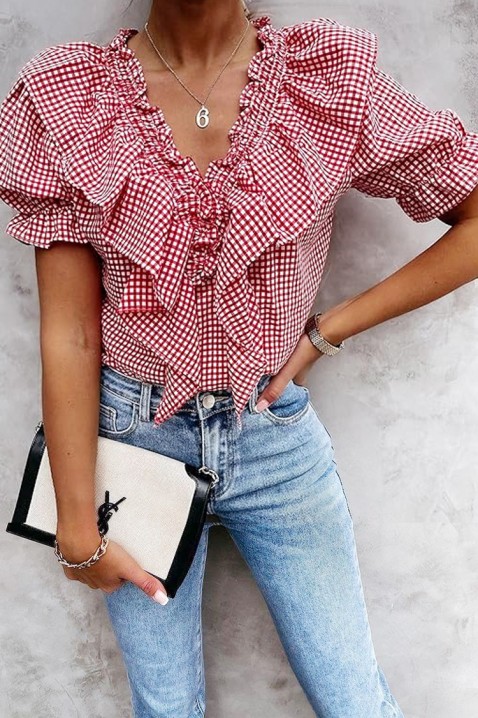 OLIANZA top, Szín: piros, IVET.HU - A te online butikod.