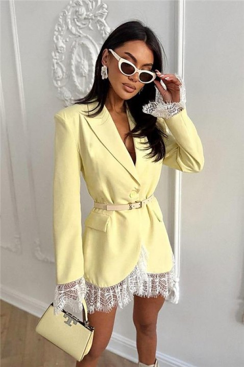 VELDANZA YELLOW blézer, Szín: sárga, IVET.HU - A te online butikod.