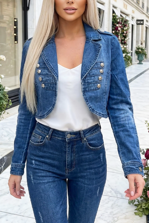 ELVRONDA farmer dzseki, Szín: kék, IVET.HU - A te online butikod.