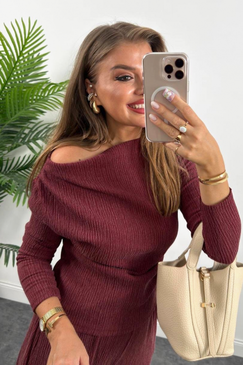 BORISA BORDO szett, Szín: bordó, IVET.HU - A te online butikod.