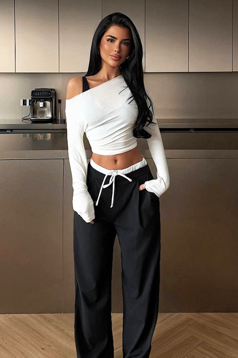 SILONDINA BLACK nadrág, Szín: fekete, IVET.HU - A te online butikod.