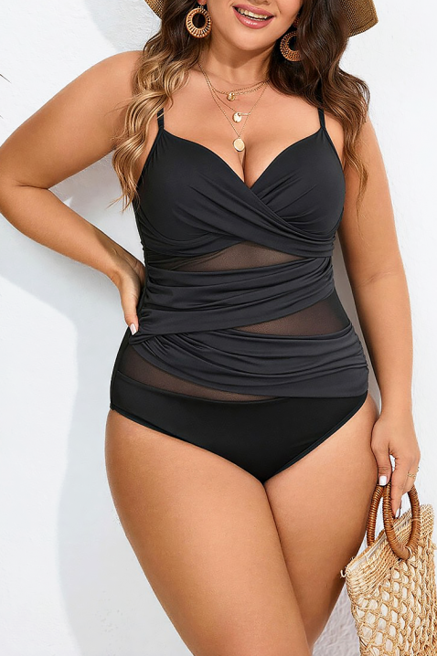 PETISIA egyrészes fürdőruha, Szín: fekete, IVET.HU - A te online butikod.