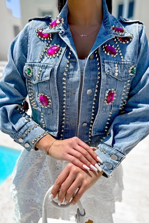 VELSONFA PINK farmerdzseki, Szín: kék, IVET.HU - A te online butikod.