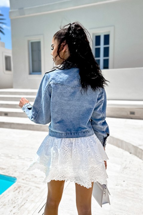 VELSONFA PINK farmerdzseki, Szín: kék, IVET.HU - A te online butikod.