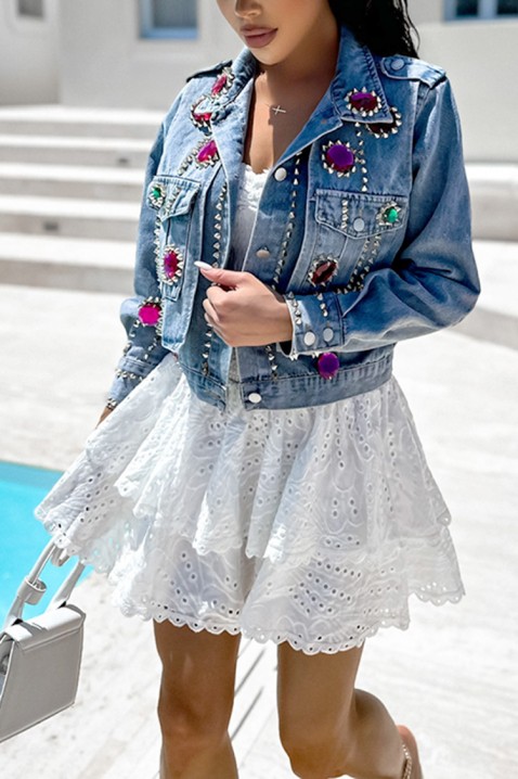 VELSONFA PINK farmerdzseki, Szín: kék, IVET.HU - A te online butikod.