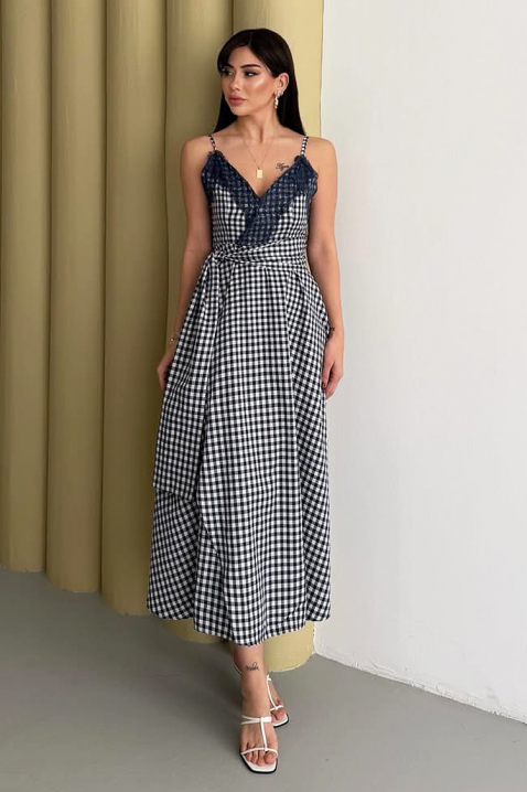 ALEKSINIA WHITE ruha, Szín: fekete és fehér, IVET.HU - A te online butikod.