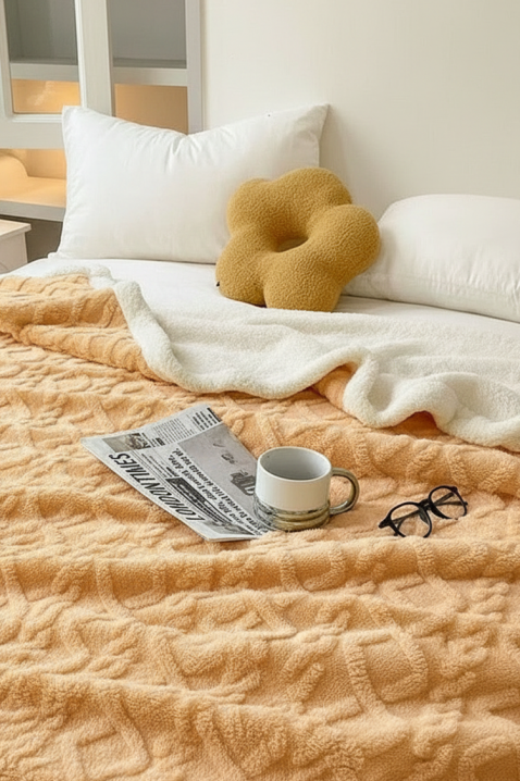 ERTIOLJA SÁRGA 200x220 cm ágytakaró, Szín: sárga, IVET.HU - A te online butikod.