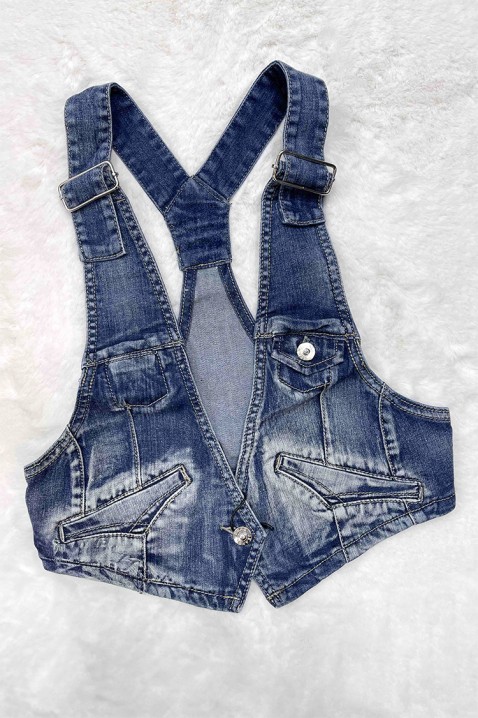 MILONZANA mellény, Szín: kék, IVET.HU - A te online butikod.