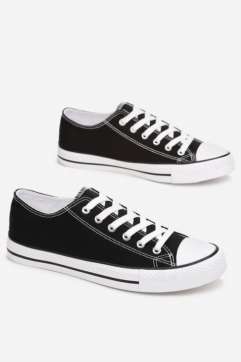 FRANCO BLACK férfi tornacipő, Szín: fekete, IVET.HU - A te online butikod.