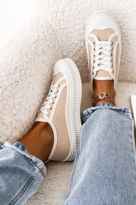 NORSINA női tornacipő, Szín: ekrü, IVET.HU - A te online butikod.