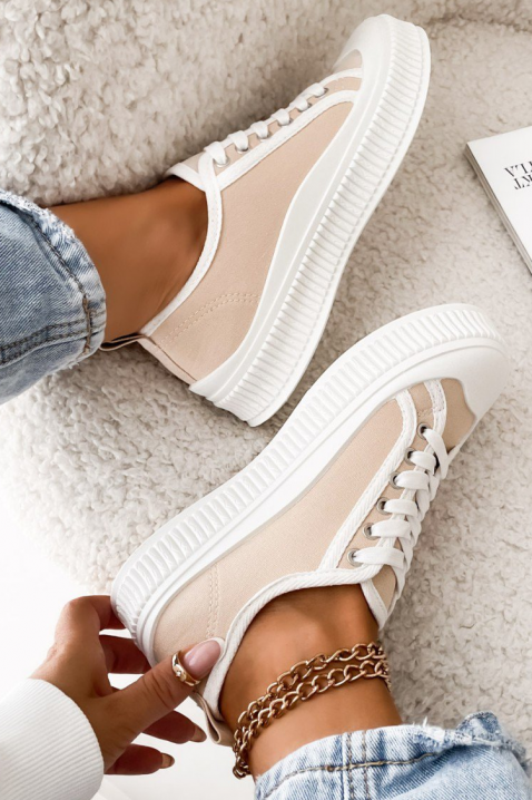 NORSINA női tornacipő, Szín: ekrü, IVET.HU - A te online butikod.