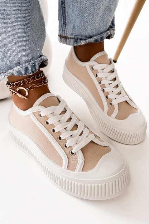 NORSINA női tornacipő, Szín: ekrü, IVET.HU - A te online butikod.