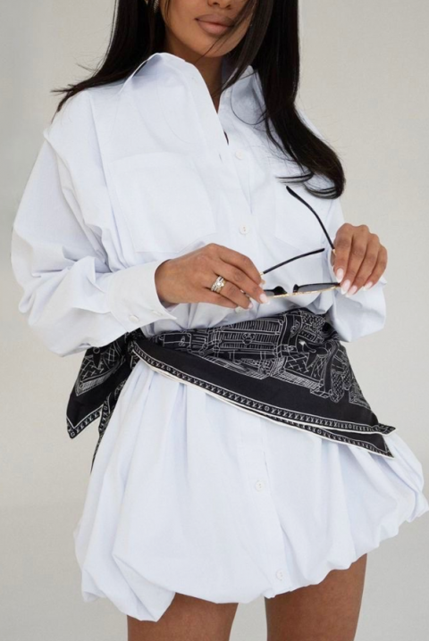 ROZELFINA WHITE ruha, Szín: kék, IVET.HU - A te online butikod.