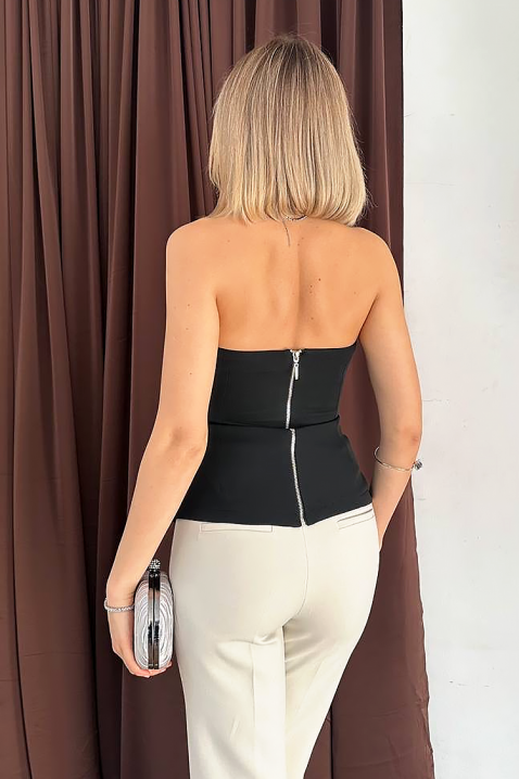 TRONZELA BLACK top, Szín: fekete, IVET.HU - A te online butikod.