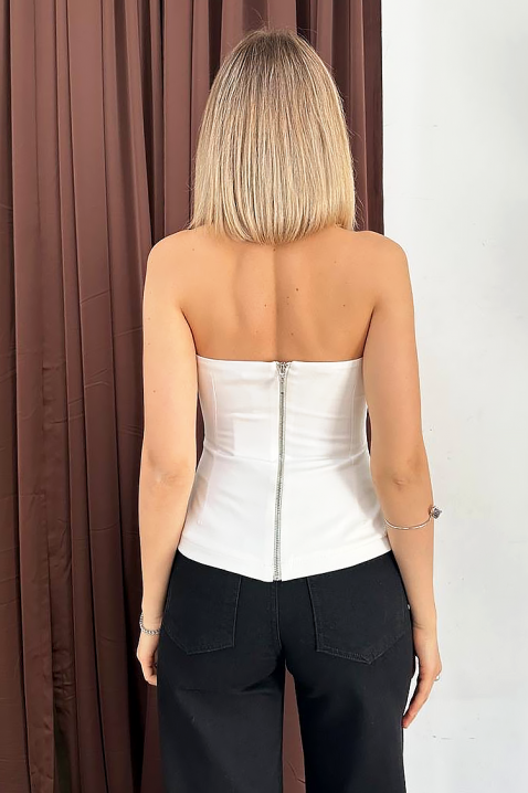 TRONZELA WHITE top, Szín: fehér, IVET.HU - A te online butikod.