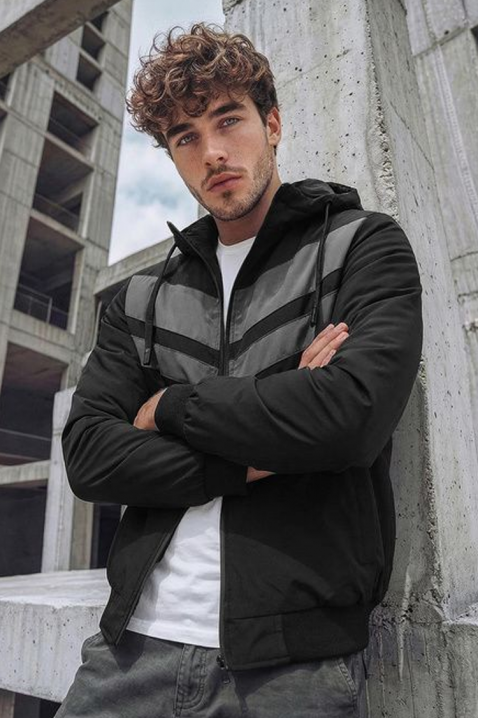 ELISIO BLACK férfi dzseki, Szín: fekete, IVET.HU - A te online butikod.