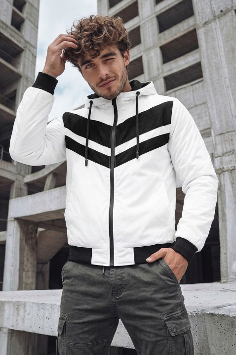 ELISIO WHITE férfi dzseki, Szín: fehér, IVET.HU - A te online butikod.