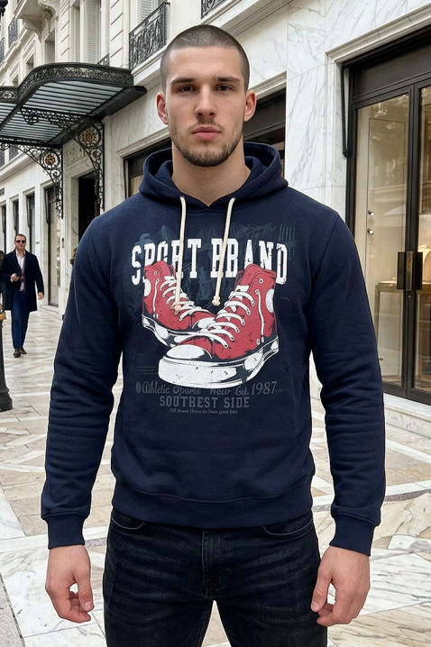 ABONSO férfi pulóver, Szín: sötétkék, IVET.HU - A te online butikod.