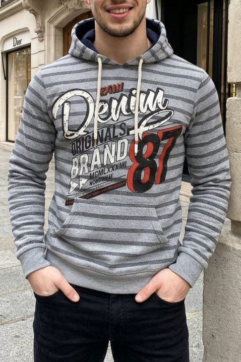 ALEXINO férfi pulóver, Szín: szürke, IVET.HU - A te online butikod.