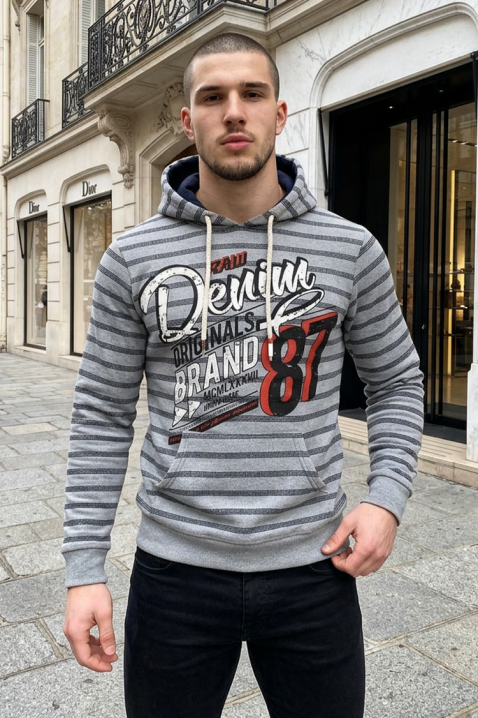 ALEXINO férfi pulóver, Szín: szürke, IVET.HU - A te online butikod.