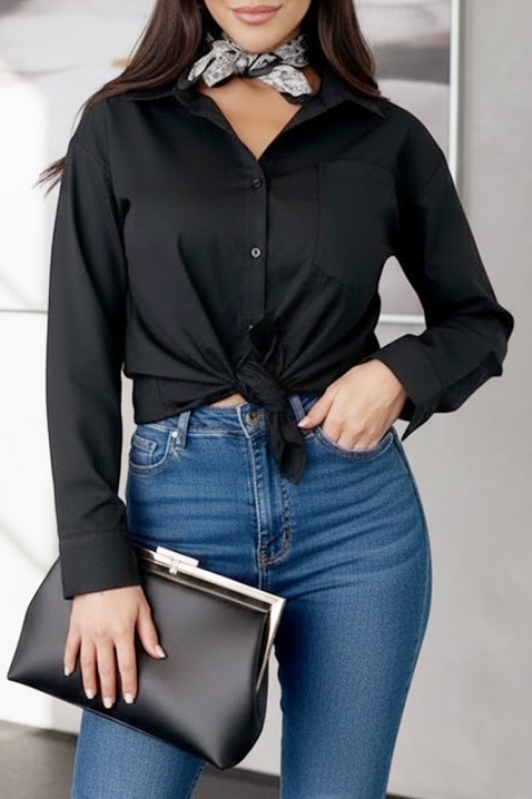 ZARLONA BLACK női blúz, Szín: fekete, IVET.HU - A te online butikod.