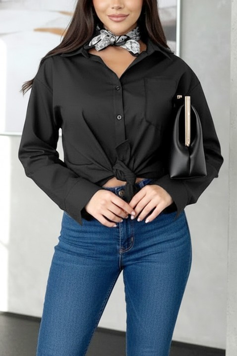 ZARLONA BLACK női blúz, Szín: fekete, IVET.HU - A te online butikod.