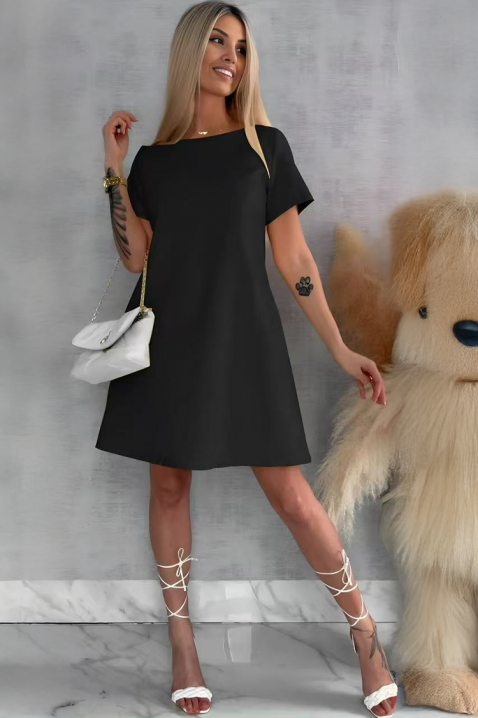 ROKSOLANA BLACK ruha, Szín: fekete, IVET.HU - A te online butikod.