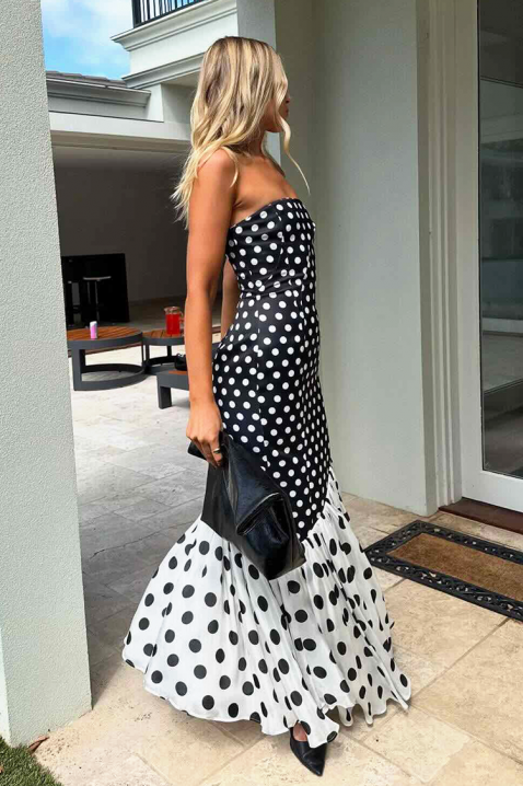 GLOZEFINA ruha, Szín: fekete és fehér, IVET.HU - A te online butikod.