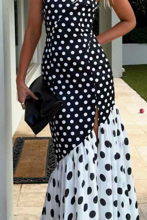 GLOZEFINA ruha, Szín: fekete és fehér, IVET.HU - A te online butikod.