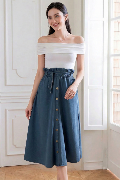 ALEKSINTA szoknya, Szín: kék, IVET.HU - A te online butikod.