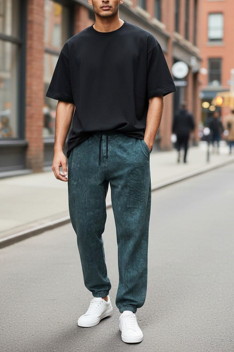 RENZOLO GREEN férfi nadrág, Szín: zöld, IVET.HU - A te online butikod.