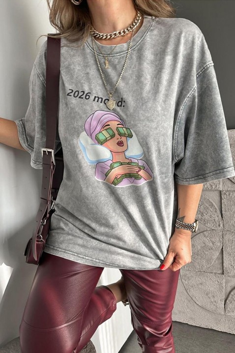 OVELANZA GREY póló, Szín: szürke, IVET.HU - A te online butikod.