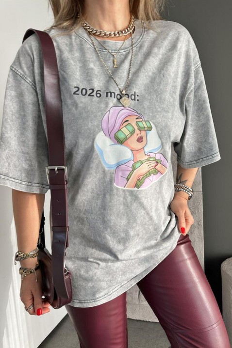 OVELANZA GREY póló, Szín: szürke, IVET.HU - A te online butikod.