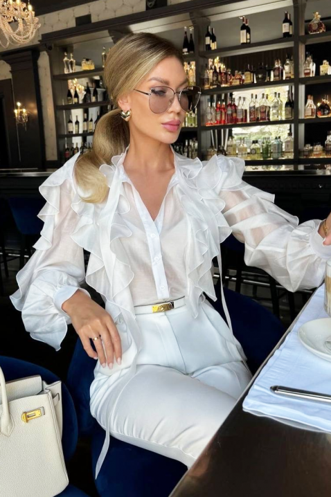 VOLENZA WHITE női blúz, Szín: fehér, IVET.HU - A te online butikod.