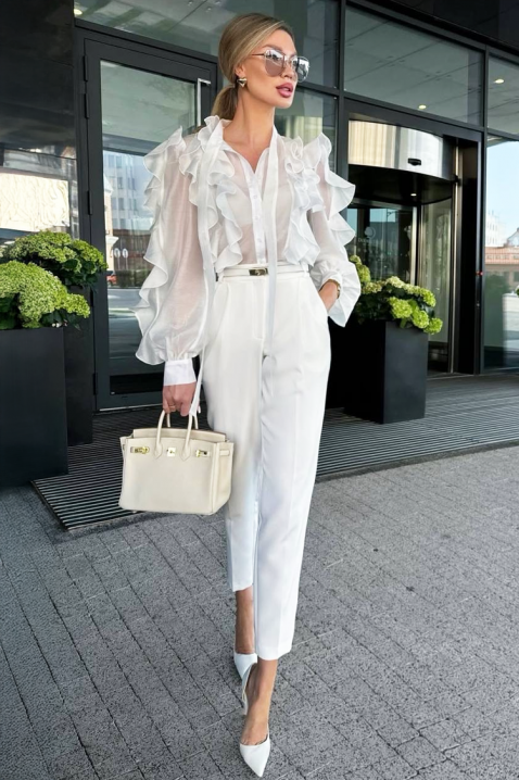 VOLENZA WHITE női blúz, Szín: fehér, IVET.HU - A te online butikod.