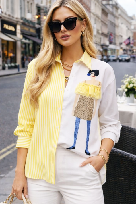 GERLANZA YELLOW női blúz, Szín: sárga, IVET.HU - A te online butikod.